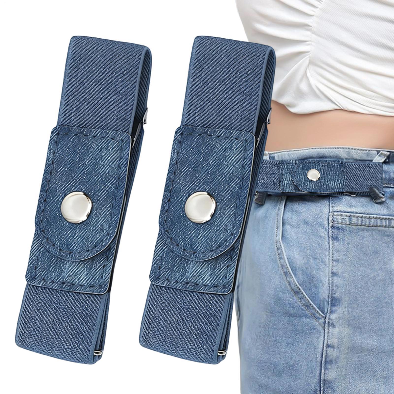 Men'S Formal Wear Belt - 1 Pair No Buckle Belt Women