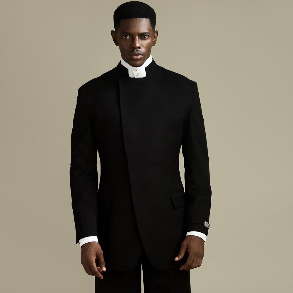 Men Formal Wear Outfits - Elegant Black Men's Suits 2 Piece