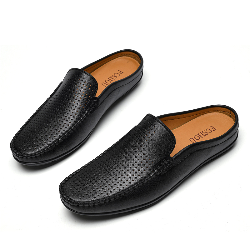 Men'S Luxury Formal Wear - Closed Toe Half Shoes for Men