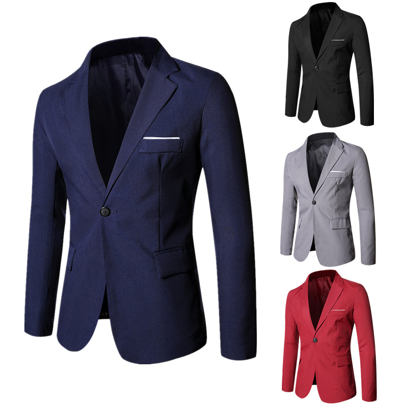 Men Formal Wear Outfits - Blazer Men Coat Turn Down Collar