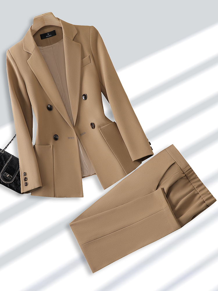 Men Formal Wear Outfits - Fashion Ladies Pant Suit Formal Women