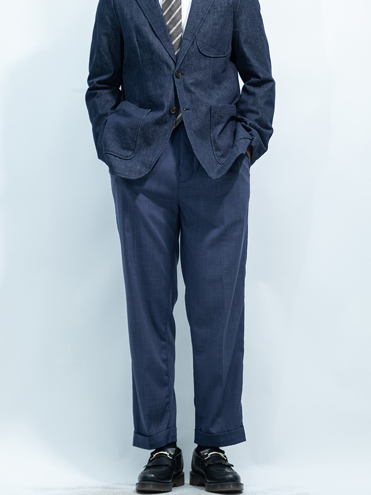 Men'S Formal Wear - POT&CRAFTSMAN All-season Hollywood waist casual pants,