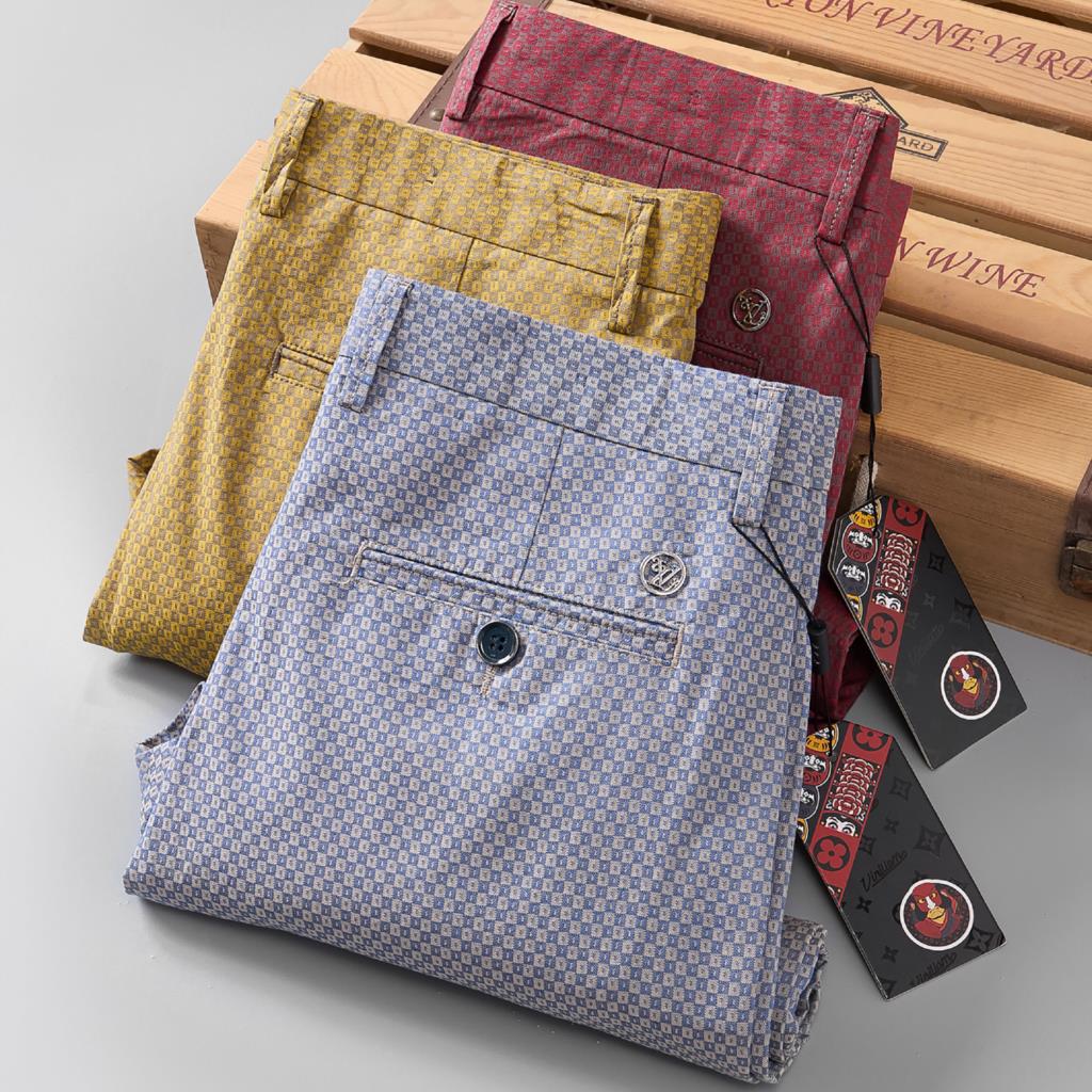 Men'S Formal Wear Accessories - Plaid Casual Pants Men Korea Fashion