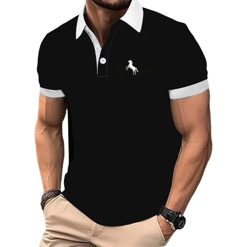 Men'S Polo Formal Wear - Men's Polo shirt, short sleeve, gradient