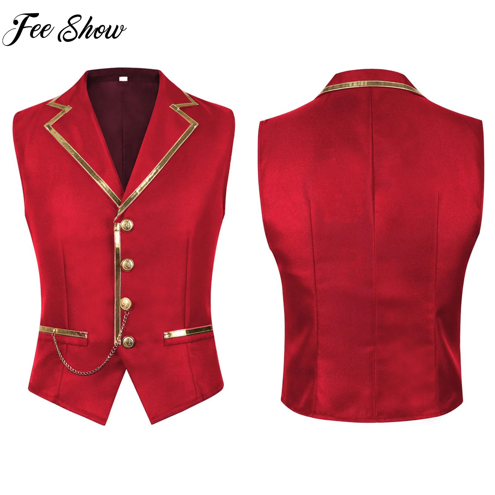 Men'S Formal Wear Waistcoat - Mens Halloween Steampunk Waistcoat Formal Evening