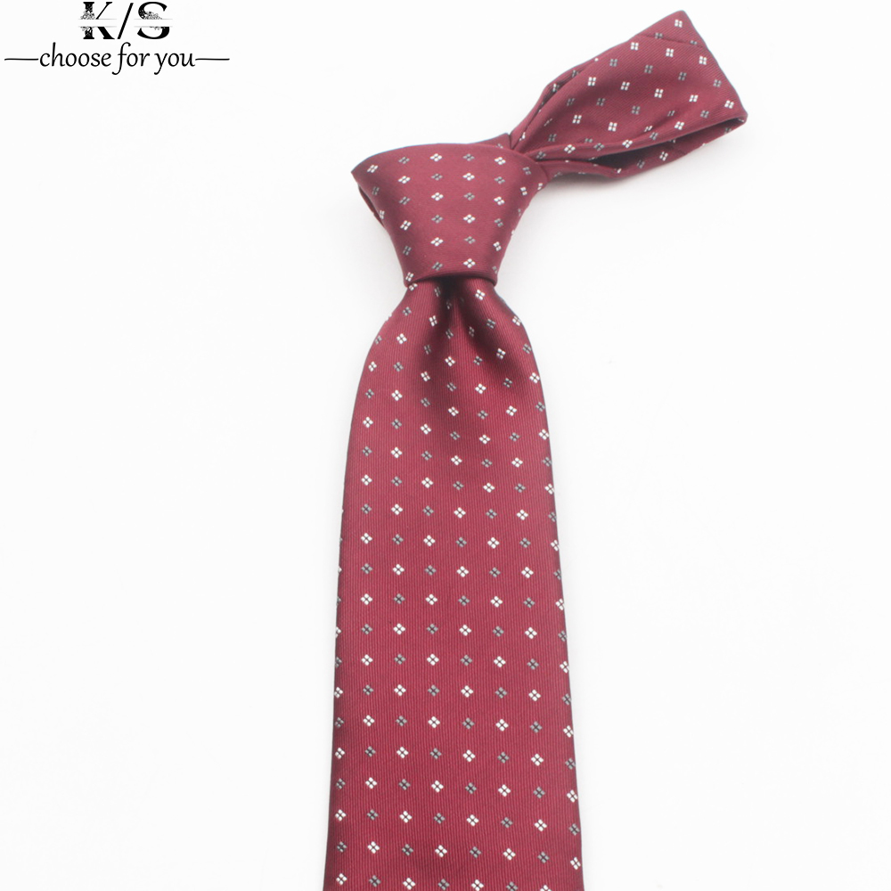 Cà Vạt Nam 8Cm Sọc Chấm Cà Vạt - đánh giá và giá Men Formal Wear Red