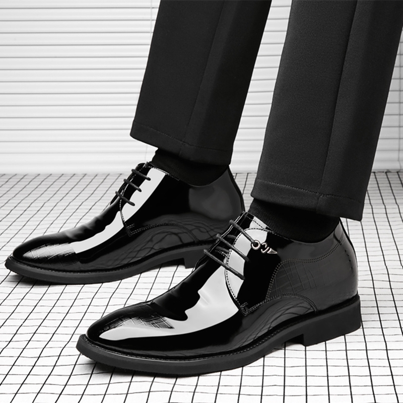 3/6/8 Cm Thang Máy Giày Nam Đầ - đánh giá và giá Men'S Formal Wear Accessories