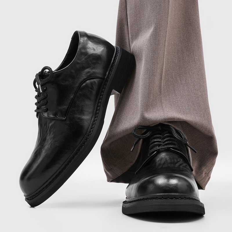 Light Luxury Pleated Men Derby - đánh giá và giá Formal Wear Men H&M