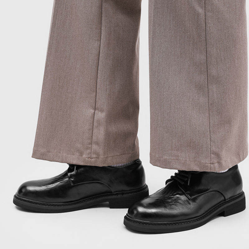 Light Luxury Pleated Men Derby - đánh giá và giá Formal Wear Men H&M