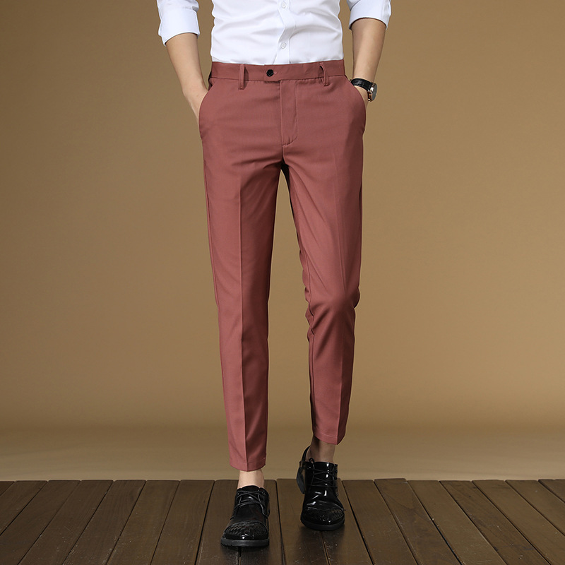 Bộ Đồ Mùa Hè Quần Áo Đỏ Quần K - đánh giá và giá Men Formal Wear Red
