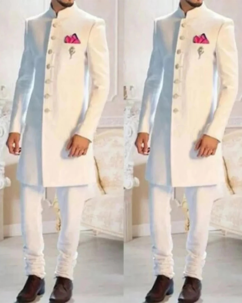 2Pc Fashion Design White Men S - đánh giá và giá Men Formal Wear Indian
