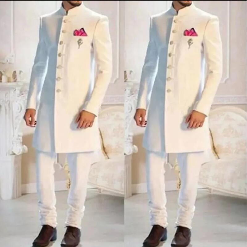 New Classic White Men Suit Lon - đánh giá và giá Men Formal Wear Indian