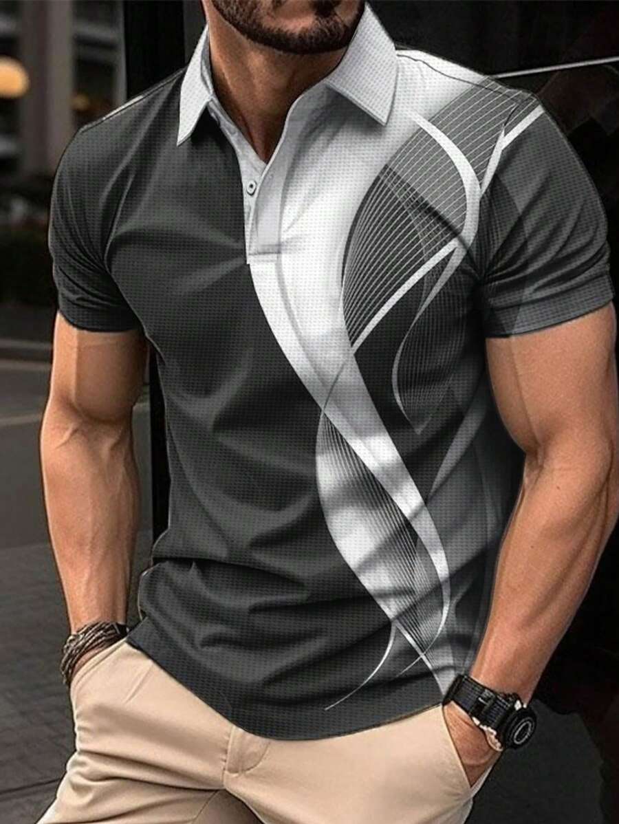Men's Casual Short Sleeve Waff - đánh giá và giá Men'S Polo Formal Wear