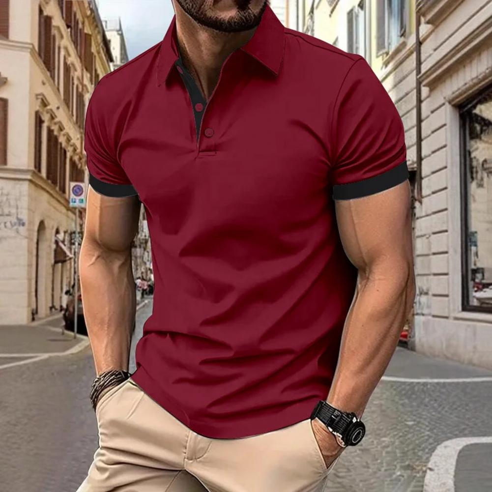 Men Tops Lapel Short Sleeve Ca - đánh giá và giá Men'S Polo Formal Wear