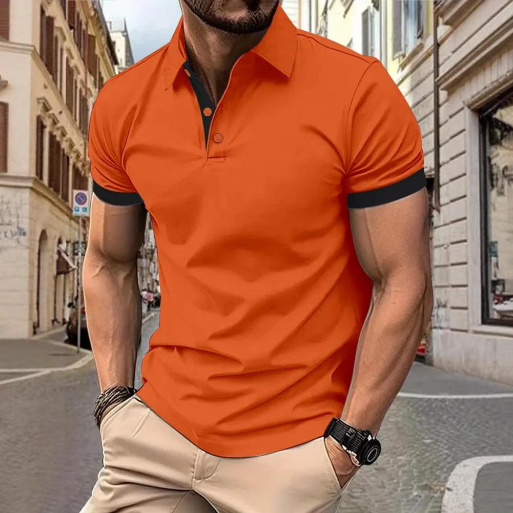 Men Tops Lapel Short Sleeve Ca - đánh giá và giá Men'S Polo Formal Wear