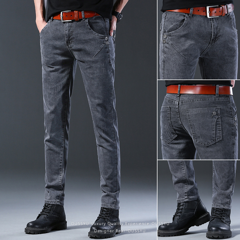 Brand Clothing Men Elastic Sli - đánh giá và giá Men Formal Wear With Jeans