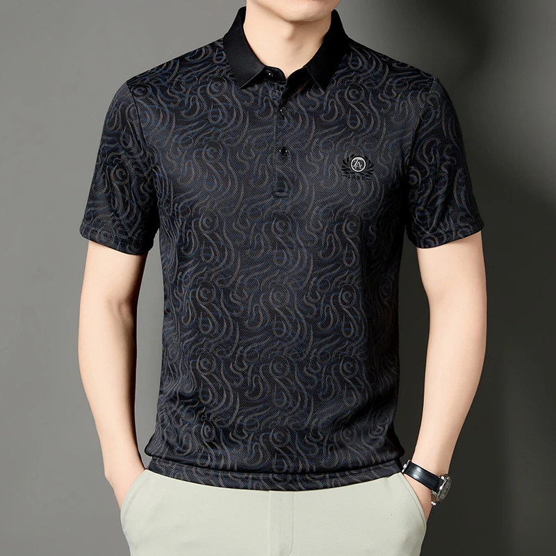 Mens Business Formal Printed P - đánh giá và giá Men'S Polo Formal Wear