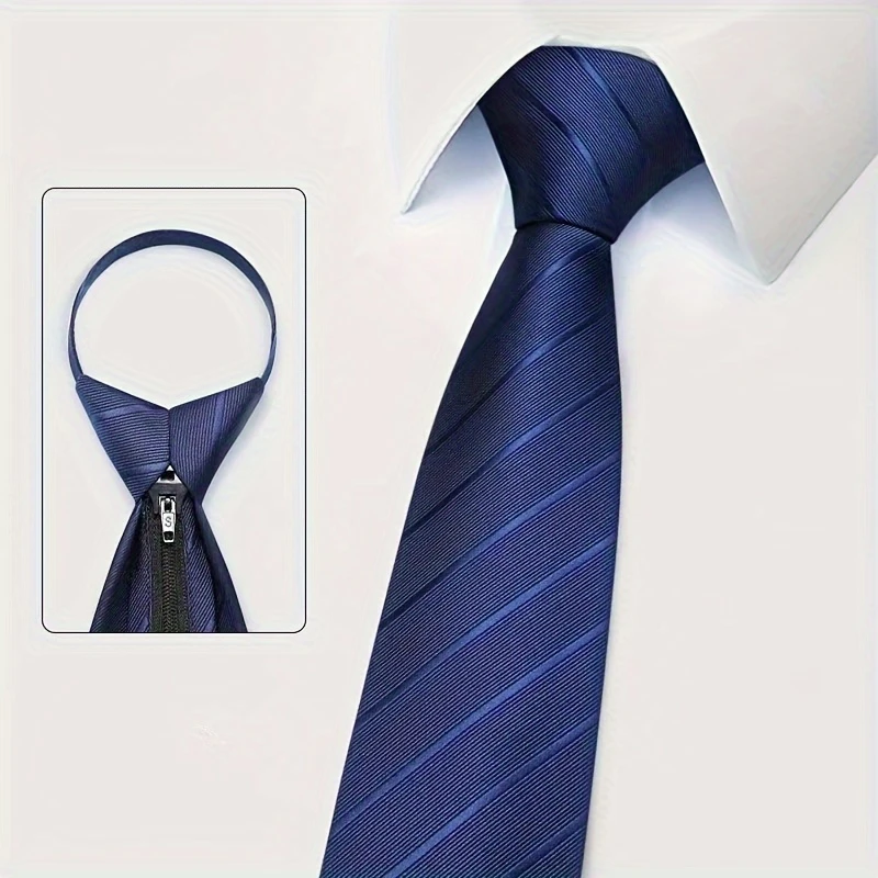 6Pcs Men's Zip Tie Ties 8cm (3 - đánh giá và giá Men Formal Wear Red