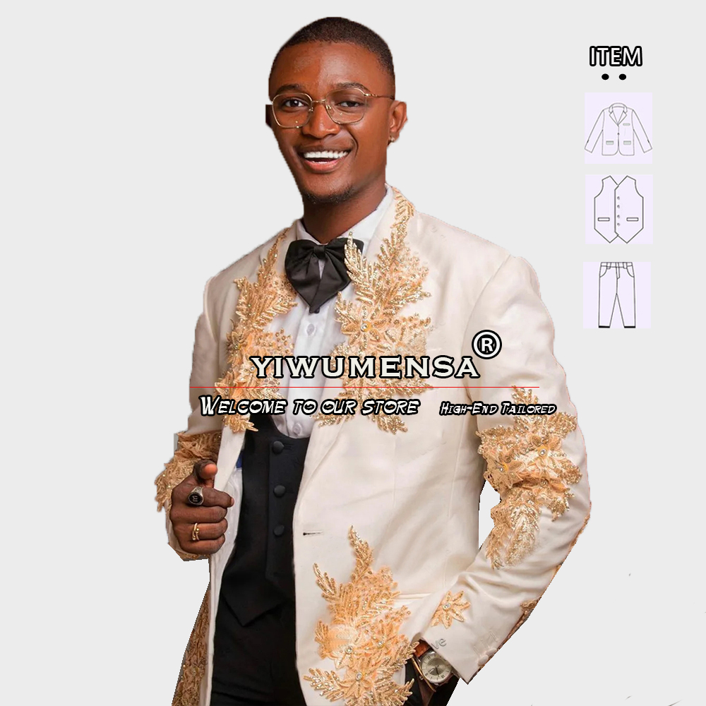 Customized 3 Pieces Suits Men  - đánh giá và giá Men'S Formal Wear