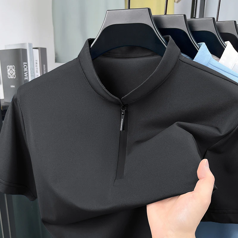 Mens Business Formal Half Zip  - đánh giá và giá Men'S Polo Formal Wear