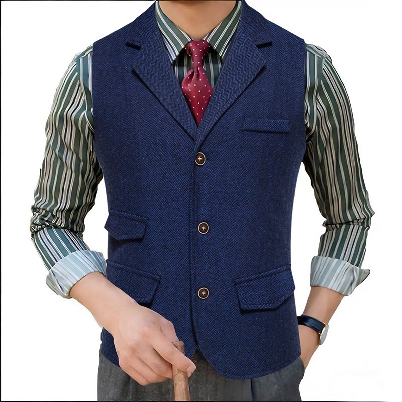 Men's Herringbone Tweed Suit V - đánh giá và giá Men'S Formal Wear Waistcoat